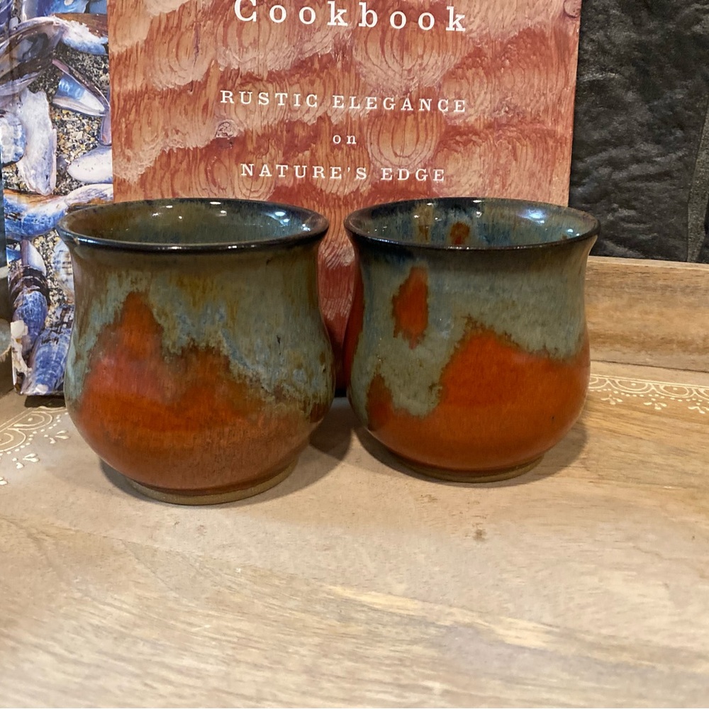 Beautiful Pottery wine goblets - Picture 6 of 6